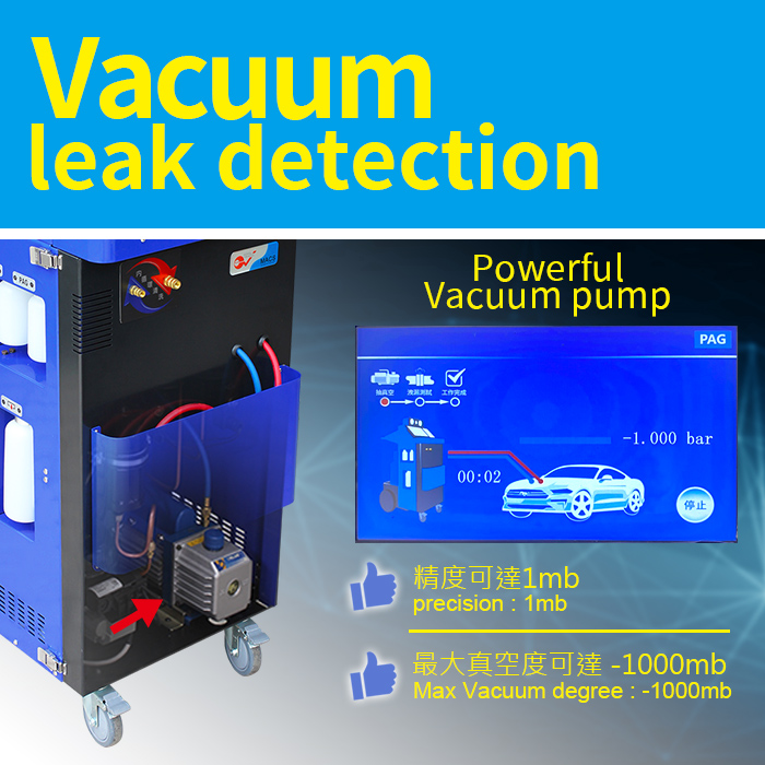 VAT-850 Refrigerant recovery 